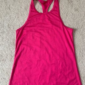 Hot pink racer back tank